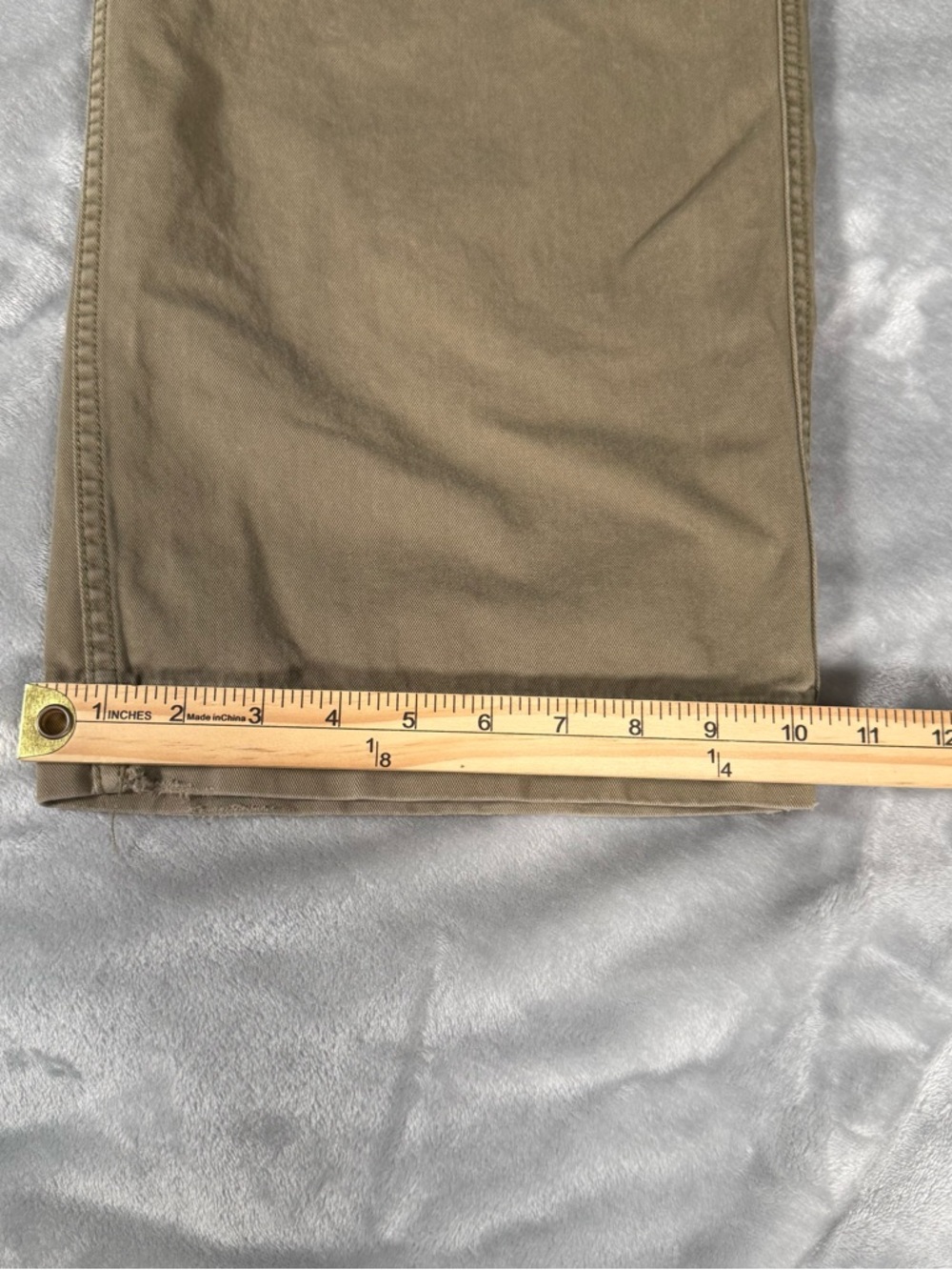 Vintage Polo Jeans Co Cargo Pants Mens 40x32 (Fits 39x30) Wide Leg Y2K Green - Picture 10 of 13